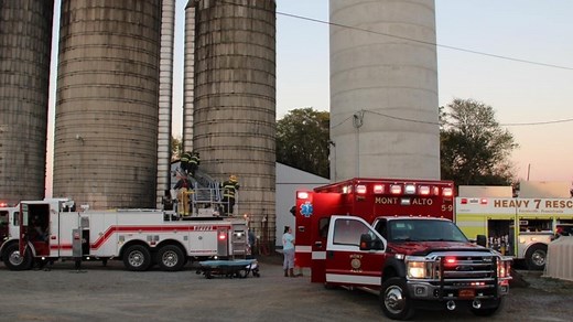 Person rescued after being trapped in Franklin County farm silo