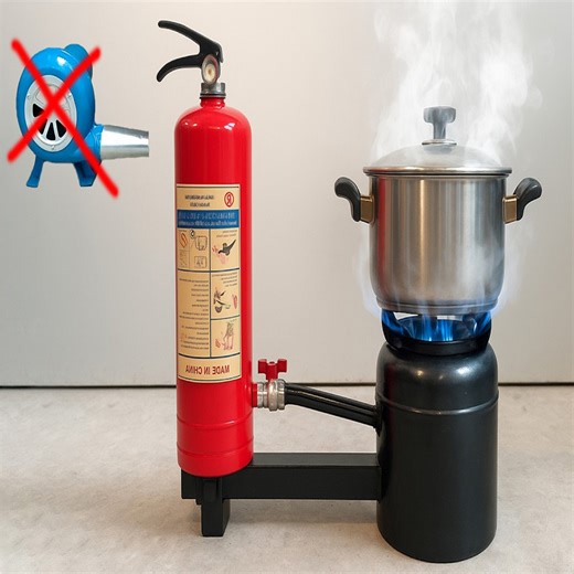 I Save $10,000 a Month With This Stove How to Make a Waste Oil Stove | Trash Upcycle DIY