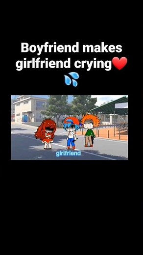 Boyfriend makes girlfriend crying❤💦 #fnf #fridaynightfunkin