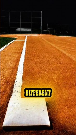 Why Is First Base Different? ⚾😳 #shorts #baseball #softball