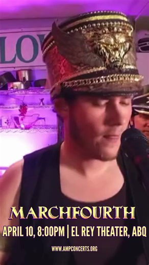 MarchFourth Banshee Tree El Rey Theater April 10, 2026 • 8:00 PM MarchFourth is a joy-inducing force of entertainment, celebrating their 23rd anniversary with a colorful explosion of brassy funk, rock, and jazz. This larger-than-life collective of 15 musicians, dancers, and acrobats brings pure groove, spectacle, and celebration wherever they go. In a word: FUN. Opening the show: Banshee Tree — indie psychedelic pop/rock with sharply-written songs, jazz-inspired guitar solos, sax textures, and g