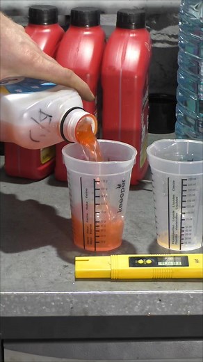 professional inspection of engine coolant #mechanic #tools #coolant #engine #car #measurement #acidity #mechanic #carrepair #coolingsystem #enginecooling #replacingcoolant | OPEL Service