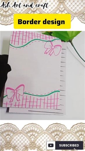 Border design for project/front page design/project work designs/simple border design/border design