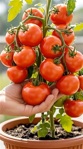 🌱 Grow Tomatoes Easily in Pots | Complete Step-by-Step Guide