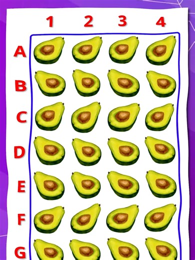 Teste Sua Percepção: Identifique o Abacate Diferente