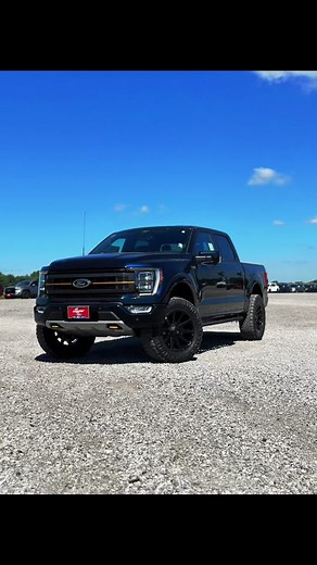 Antimatter Blue 2023 Ford F-150 Tremor Lifted Truck