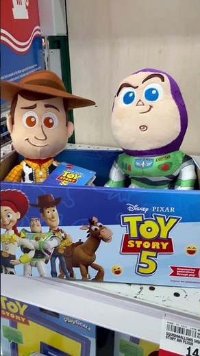Disney Pixar Toy Story 5 action figures plush display Woody Buzz Lightyear Jessie Lilly mystery mini