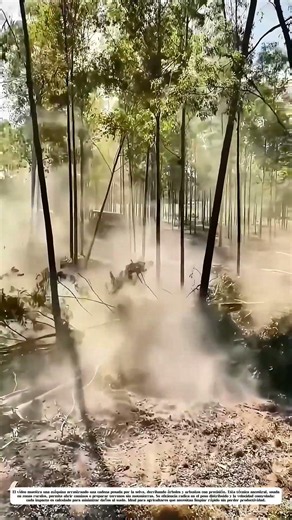 La cadena que arrasa: ¿Por qué un solo golpe limpia hectáreas?