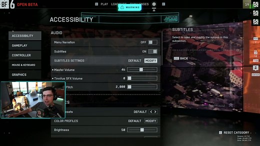 shroud - BF6 Settings