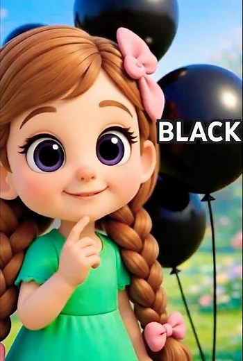 What Color Is It? 🖤 Learn Colors for Kids | Fun Color Song