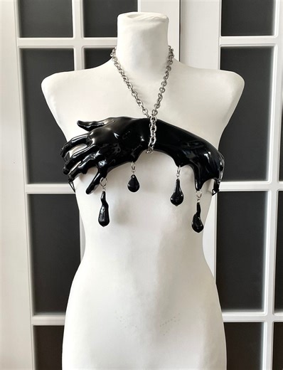 3D Printed Bra MELTED HAND Glossy (ready for Shipping) - Etsy Canada