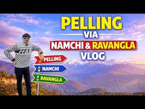 Pelling via Namchi & Ravangla | Buddha Park & Char Dhaam | Cloudy weather | Sikkim Vlog| #sikkimtrip
