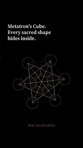 13 circles, 78 lines: Metatron's Cube