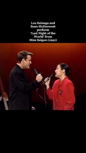 Last Night of the World - Lea Salonga & Sean McDermott Performance