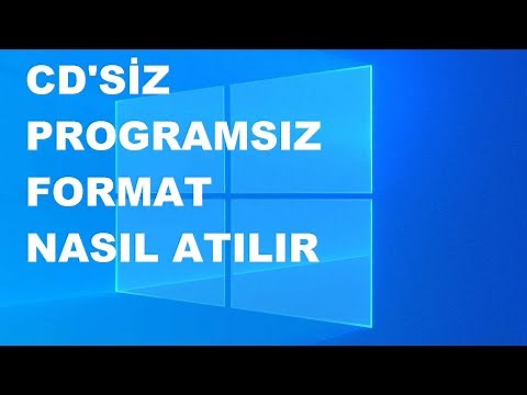 Windows 10 Format Atma 4 Farklı Windows CD siz Programsız