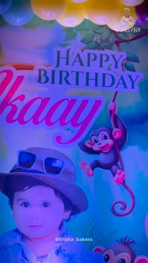 TRISHA FOOD'S 🎂🍩🍰 24×7 on Instagram: "Jungle theame trending cake 3 layer 💝💎🎂😍 Done by #trishafoods"