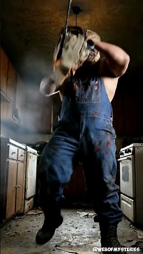 Leatherface Lurks in Rundown Farmhouse – Shocking Encounter in 9 Seconds