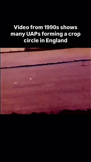 5.8K views · 26 reactions | UAPs forming a Crop Circle in England, filmed in the 1990s. | UFO, Aliens & Ancient Secrets | Facebook