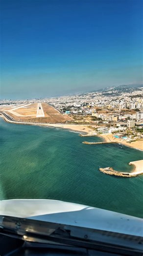Lebanon | Beirut | Live Love Beirut on Instagram: "Approach and landing in Beirut 🇱🇧🛬 📸 @pilot.mudi"