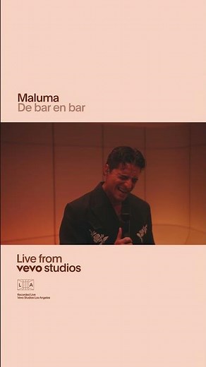 ‪@Maluma_Official‬- De Bar En Bar | Live from Vevo Studios
