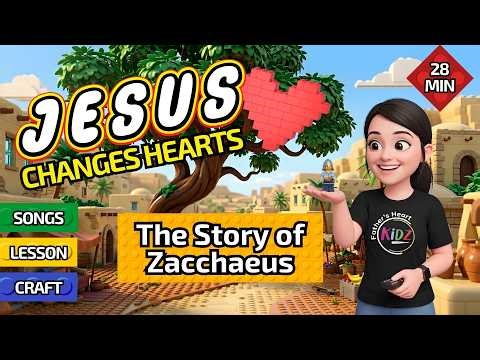 Jesus Changes Hearts | The Story of Zacchaeus | Sunday School Lesson for Kids