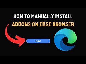 How to Manually Install Addons on Edge Browser