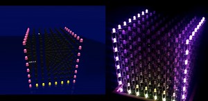 Real-time Driving Of RGB LED Cube Using Unity3D