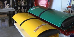 Local entrepreneur creates foldable, portable kayaks