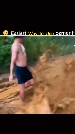 😧 Easiest Way to Use Cement !