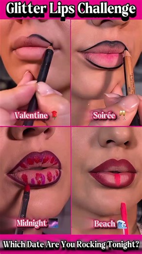 474K views · 15K reactions | Glitter lips challenge #glitterlips #lips | Houseofsayi | Facebook