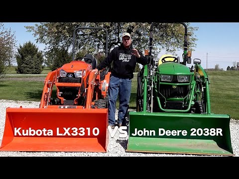 Fair Comparison? Kubota LX3310 vs John Deere 2038R Round #0