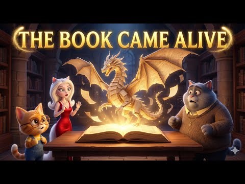 Animated Short 📚🐉 The Library Book & The Paper Dragon.
