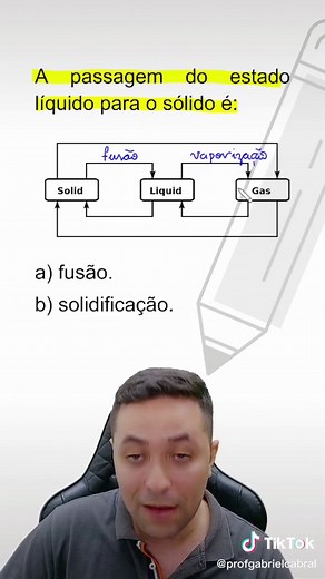 Mudança de Estado Físico: Fusão e Vaporização