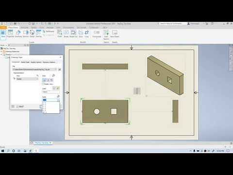 Autodesk Inventor 2021 : 6 : Create a Multi View Drawing