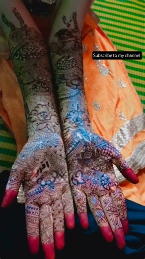 elegant bridal mehndi designs #mehndi #shortvideo #art #henna #mehndidesign