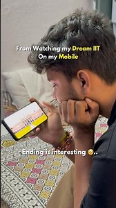 Watching IIT on Mobile to?? 53/365 #iitroorkee #iit #iitjee #motivation #jee #viral #pc #dream
