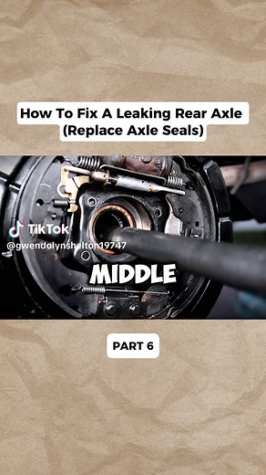 Replace Rear Axle Seals: Fix a Leaking Rear Axle