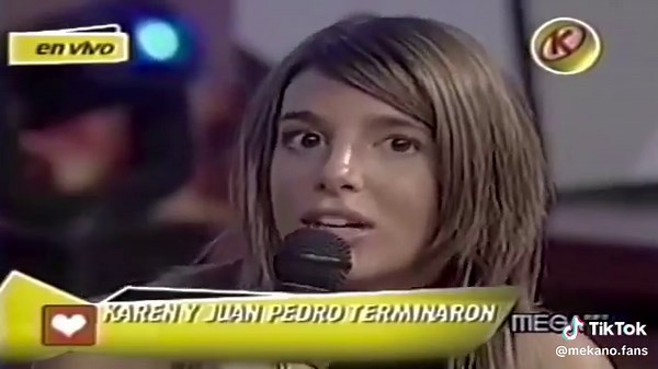 Romance de Karen Paola y Juan Pedro en Mekano