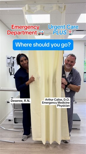 What is Urgent Care PLUS? 🏥 Our Urgent Care PLUS offers an elevated model of a traditional Urgent Care, allowing our ER-trained team to treat more serious and complex cases. These are some important things to know about Urgent Care PLUS versus an Emergency Department. The material provided is intended to be used as general information only and should not replace the advice of your physician. Always consult your physician for individual care. #urgentcare #newjersey #healthcare #emergency #emerge