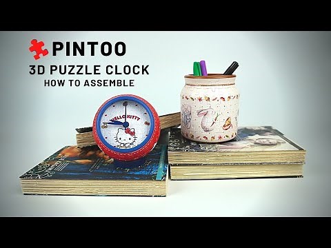 Pintoo 3D Puzzle Clock | how to assemble