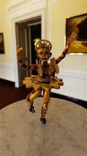 Clockwork ballerina. Custom path-tracer