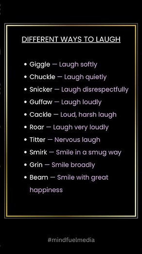 10 Different Ways to Laugh 😂 | Upgrade Your English Vocabulary #englishtips #learningenglish
