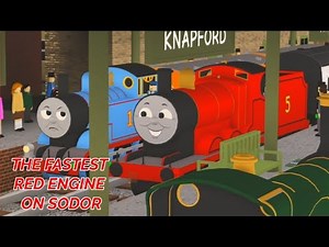 The Fastest Red Engine On Sodor! (Opening Scene) // Blue Train With Friends Remake
