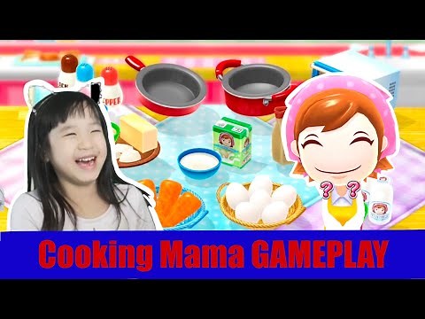 Cooking Mama gameplay | Lean about how to make food as a Mama? Fun lessons with Ella and Mommy