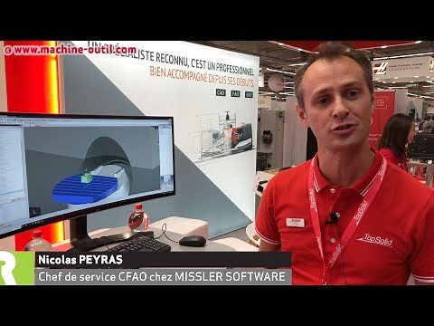 Programmation de l'usinage avec des fraises à segment cercle chez Topsolid Missler