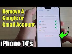 iPhone 14's/14 Pro Max: How to Remove A Google or Gmail Account
