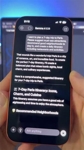 Gemma 4 Runs FULLY On iPhone 17 Pro🔥 #Gemma4 #OnDeviceAI #AppleSilicon
