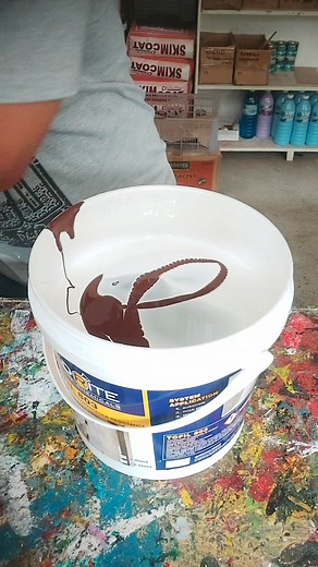 1.1M views · 10K reactions | SKY GRAY COLOR FLAT LATEX PAINT #skygraycolor #white #chocobrown #thalogreen #color #paintmixing #fbpagesreels | Victor b Laureta | Facebook