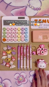 rating my fidget board asmr, temu edition 🧡 download the TEMU app and enjoy $0 items with code: dyh7479