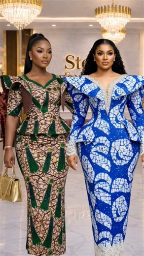 Stunning Ankara Peplum Styles for a Classy Look! ✨ #shorts